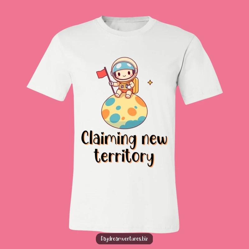 Funny Space Explorer T-Shirt: Planet Pioneer Tee