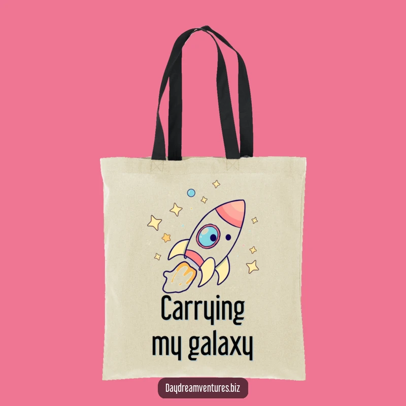 Funny Rocket Ship Tote Bag: Carry Your Dreams in Style Gift