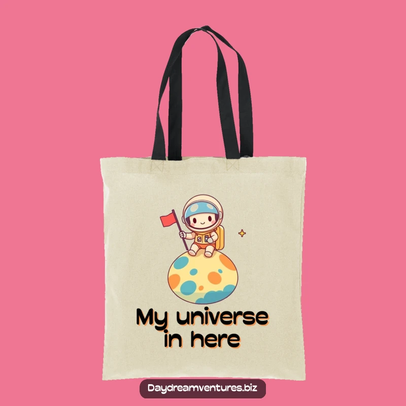 Funny Space Explorer Tote Bag: Carry Your Discoveries Gift